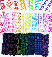 Elizabeth St. Hilaire | Strips and Stripes Collection | Foam Stamp