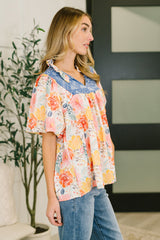 Feel The Way That I Want Balloon Sleeve Blouse – alternate view 4