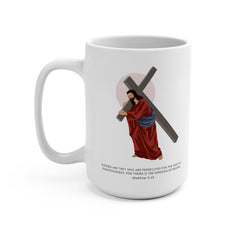 Jesus Christ - Blessed are the persecuted Coffee Mug 15oz