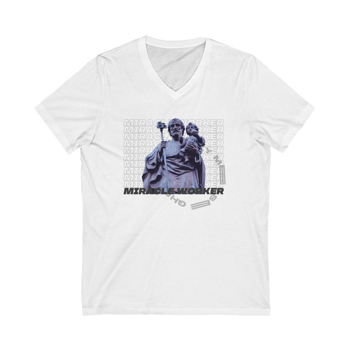 St. Joseph Miracle Worker Unisex V-Neck