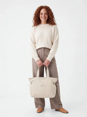 WINGS SOLENNE 14L spacious shopper bag BEIGE