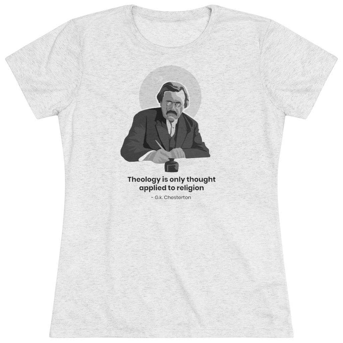 Women's GK Chesterton Premium T-Shirt - CatholicConnect.shop