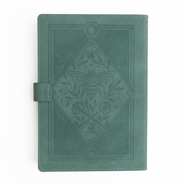 A5 Everyday Deluxe System: Keeper of the Bees in Soft Teal - Archer and Olive