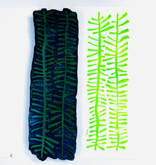 Elizabeth St. Hilaire | Fern Strips | Foam Stamp