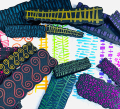 Elizabeth St. Hilaire | Strips and Stripes Collection | Foam Stamp