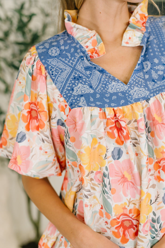 Feel The Way That I Want Balloon Sleeve Blouse – alternate view 2