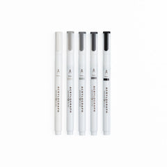 Grayscale Acrylographs | Set of 5 - Archer and Olive