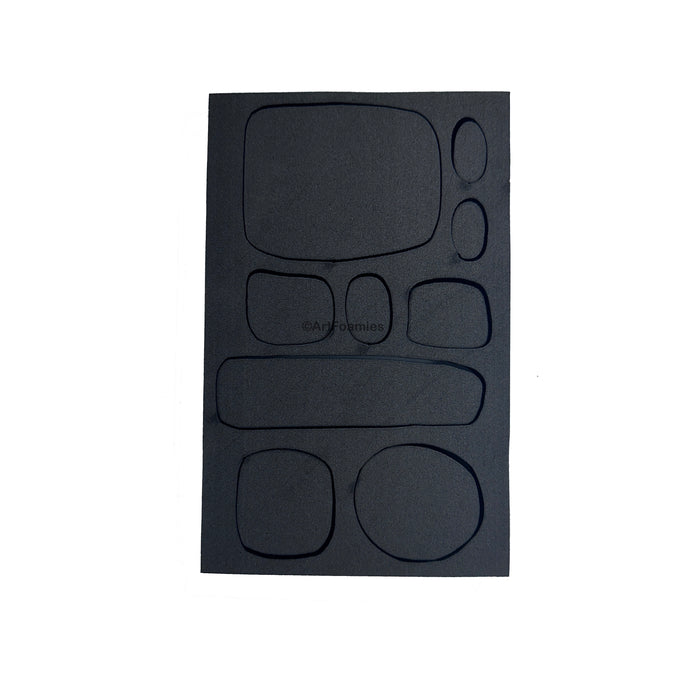 Kae Pea | Dexie Journal Layout | Foam Stamps - Set of 10