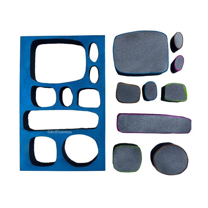 Kae Pea | Dexie Journal Layout | Foam Stamps - Set of 10