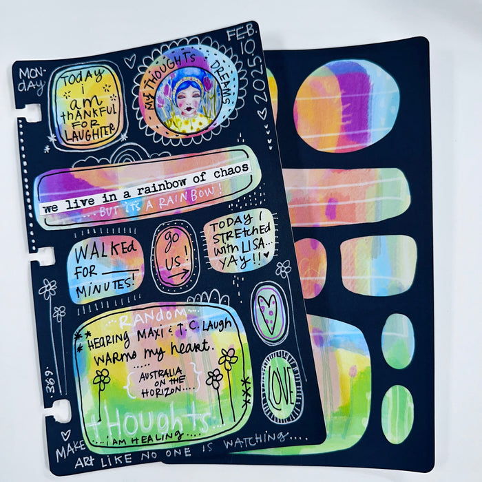 Kae Pea | Dexie Journal Layout | Foam Stamps - Set of 10