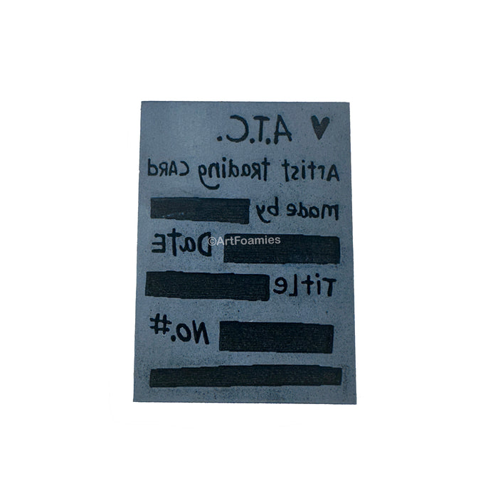 Kae Pea | KP ATC | Foam Stamp