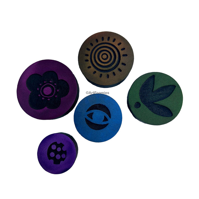 Kae Pea | Microcosms 3 | Foam Stamps - Set of 5