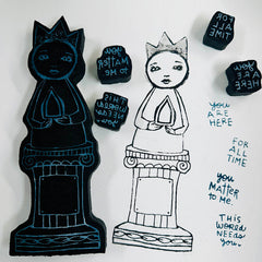 Kae Pea | Moonspiration | Foam Stamps - Set of 5
