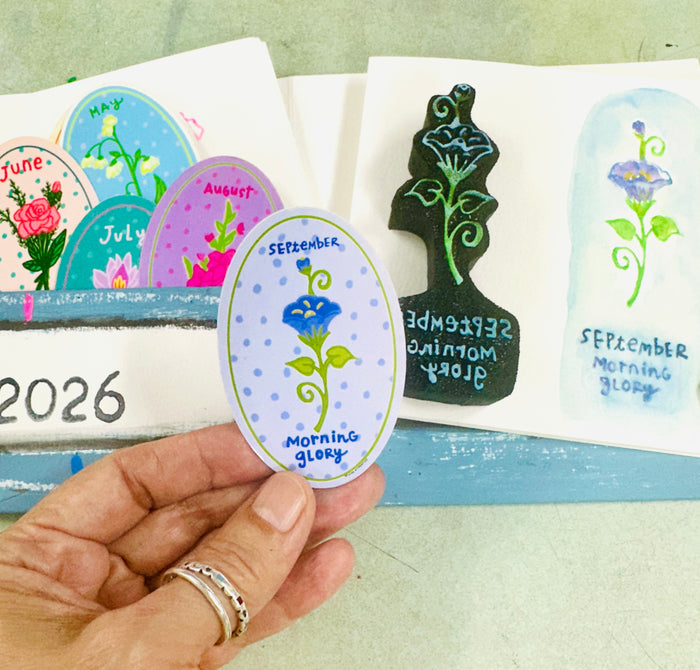 Kae Pea | Morning Glory | Foam Stamp (Sept. 26)
