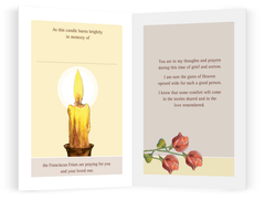 Memorial Candle Card
