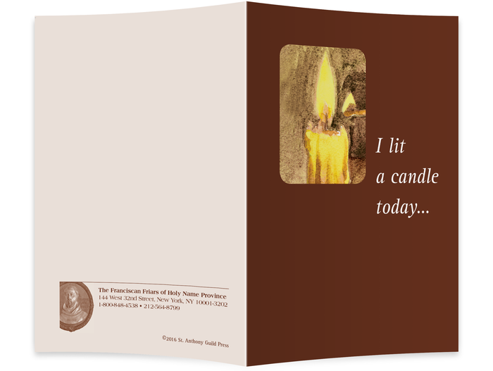 Memorial Candle Card