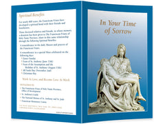 Pieta Memorial Card