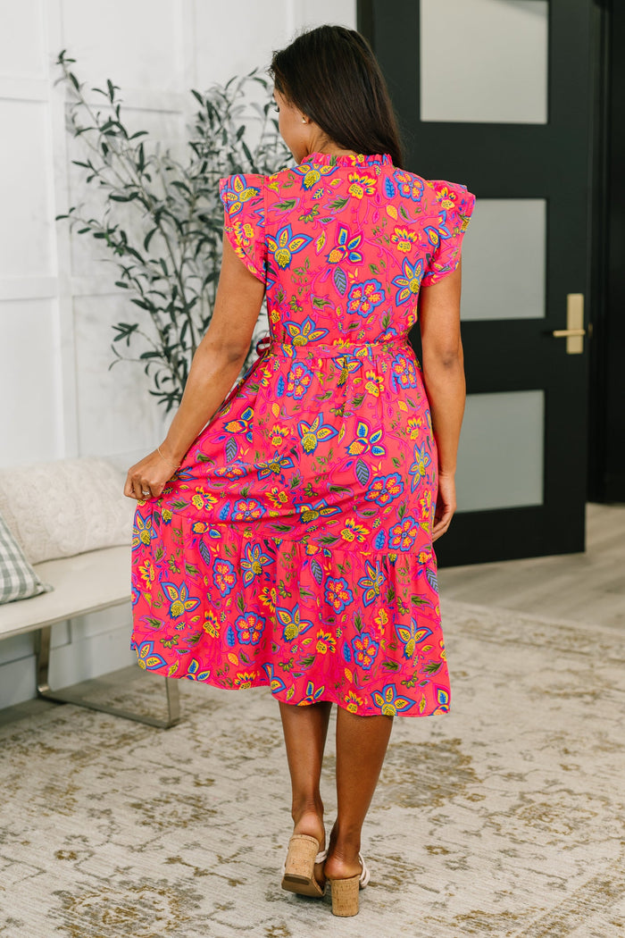 Polished and Pretty Waist Tie Tea Dress – alternate view 7