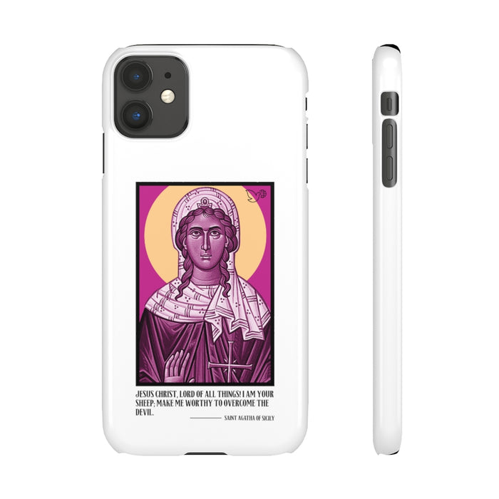 Saint Agatha Phone Case
