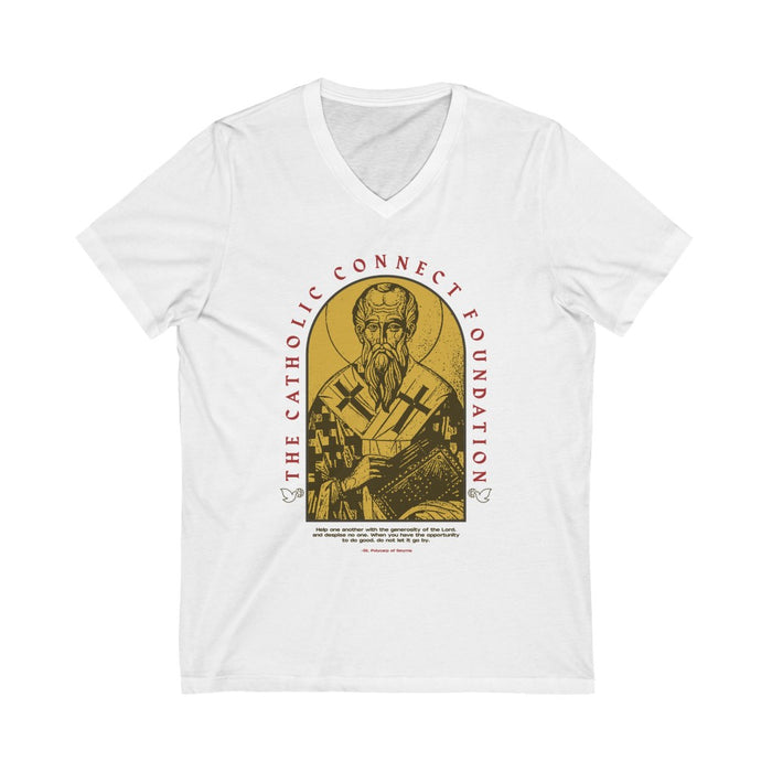 Saint Polycarp of Smyrna Unisex V-Neck