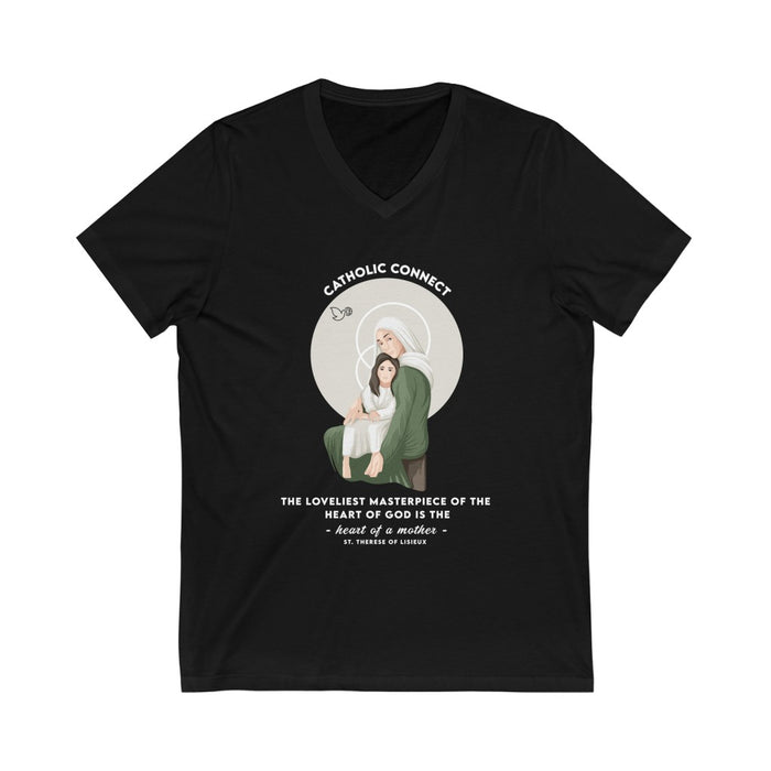 St. Therese of Lisieux Unisex V-Neck