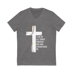 The Holy Cross Unisex V-neck