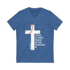 The Holy Cross Unisex V-neck