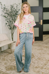 Until Tomorrow Patchwork Relaxed Tee – alternate view 3