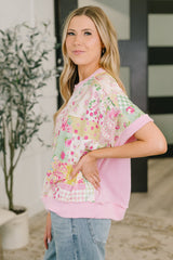 Until Tomorrow Patchwork Relaxed Tee – alternate view 4
