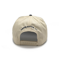 Upside Down Uptown Hat Cream and Black