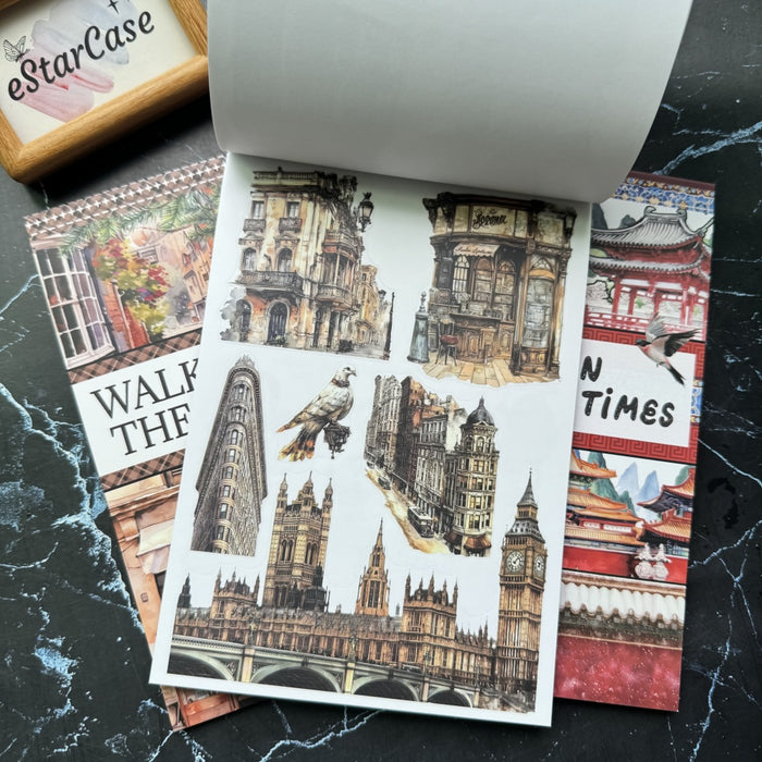Vintage Rust Sticker Book