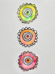 Willa Wanders for Fodder School | Sunny Eyed Susan | Foam Stamp