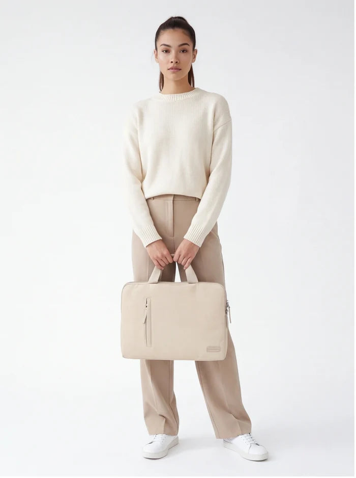 WINGS SOLENNE 15.6-inch Laptop Bag BEIGE