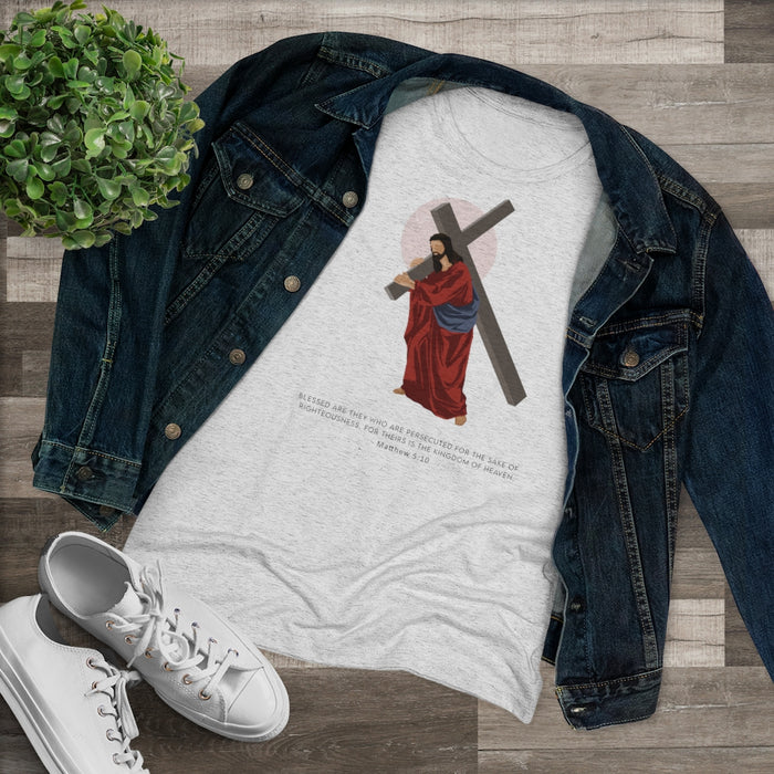 Women's Jesus Christ - Blessed are the persecuted Premium T-Shirt