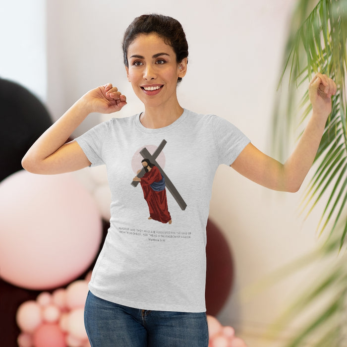 Women's Jesus Christ - Blessed are the persecuted Premium T-Shirt