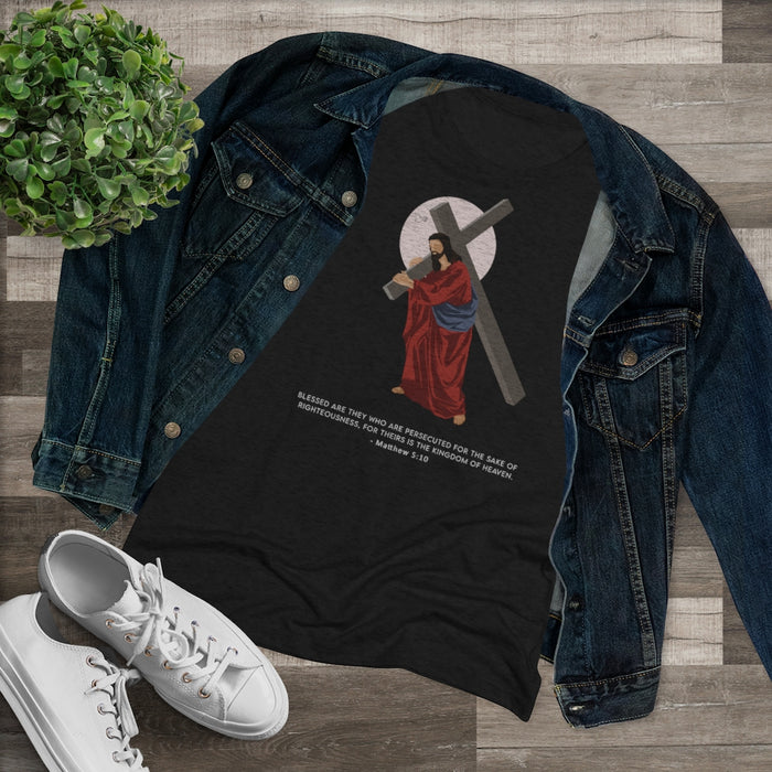 Women's Jesus Christ - Blessed are the persecuted Premium T-Shirt