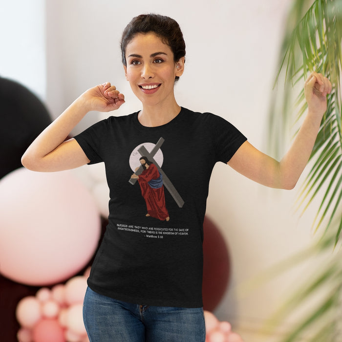 Women's Jesus Christ - Blessed are the persecuted Premium T-Shirt