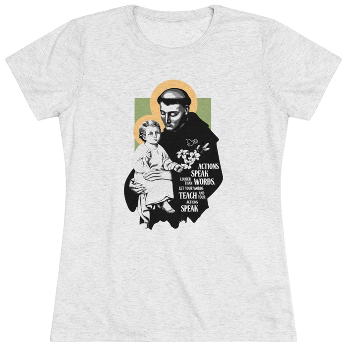 Women's St. Anthony of Padua Premium T-shirt