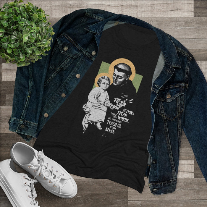Women's St. Anthony of Padua Premium T-shirt