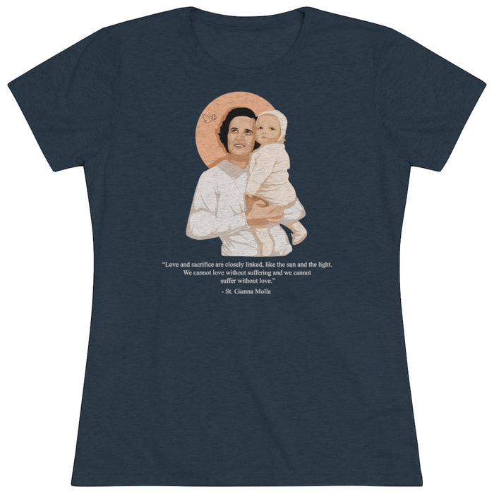 S / Tri-Blend Vintage Navy