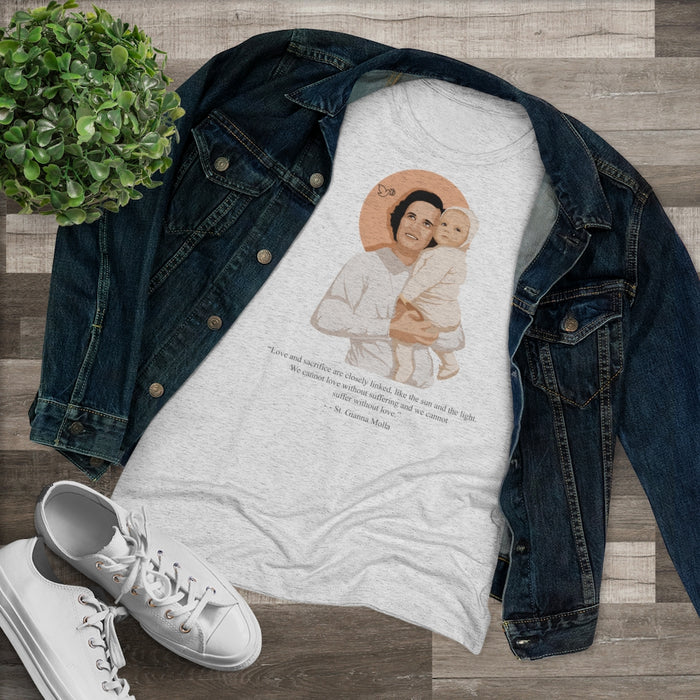 Women's St. Gianna Beretta Molla Premium T-Shirt