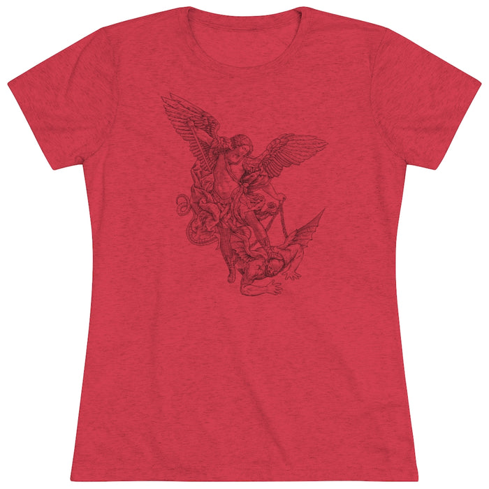 S / Tri-Blend Vintage Red