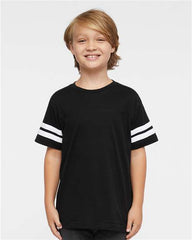 Youth Football Fine Jersey Tee - 6137